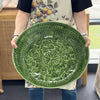 Wash Footed Tray - Green