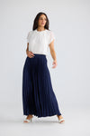 Alias Pleated Skirt Navy