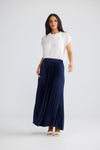 Alias Pleated Skirt Navy