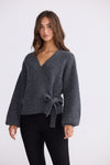 Monteith Wrap Knit - Graphite