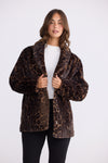 Katerina Fur Jacket - Leopard