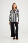 Sampson Shirt Midnight Stripe