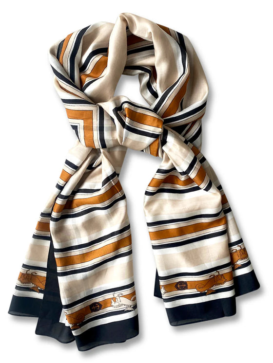 Brown Versatile Scarf