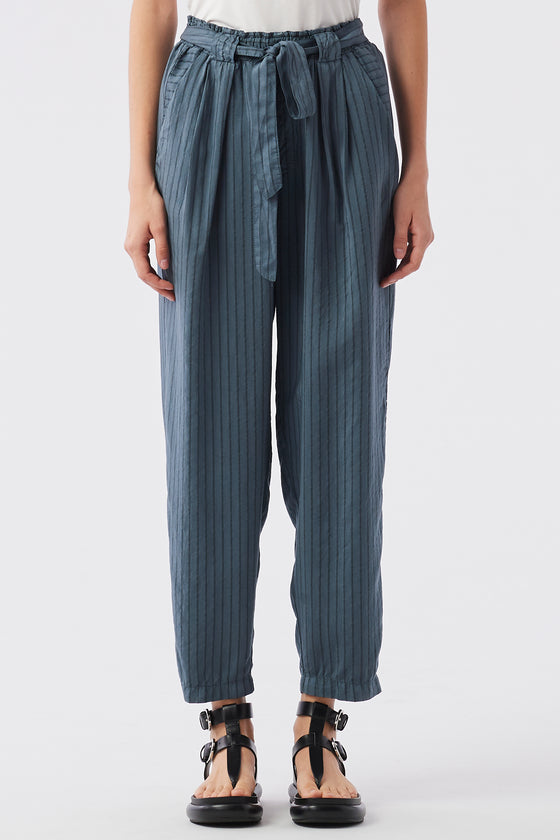 Stripe Pant White