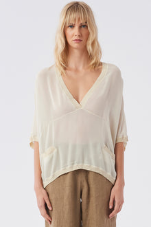  Crepe Blouse Sand