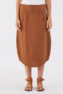  Linen Skirt Ivory