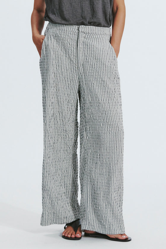 Textural Wide Pant