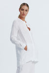 Linen Longline Shirt