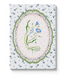 Cath Kidston A5 Textured Soft Cover Notebook - Blue & Cream Roots