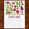 Kitchen Calendar - Seasonal Fruit & Veg