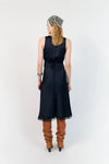 Clari Midi Dress Dark Blue