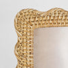 Scallop Rattan Photo Frame 6x4