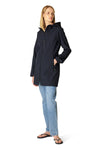 Woven Raincoat - Dark Indigo