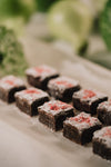 Chocolate Brownie with Raspberry - 12 pieces