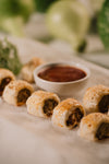 Pork and Pancetta Baby Sausage Rolls - 12 pieces
