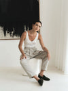 Tapered Linen Trouser
