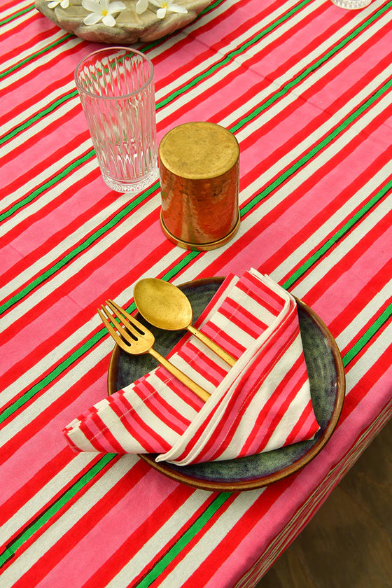 Calypso Stripe Napkins 4 set
