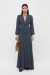 Emory Dress Runway Spot Navy