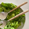Wicker Nat Salad Servers