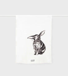  Father Rabbit Baby Bunny Tea Towel