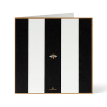  Blank Greeting Card - Striped Bee