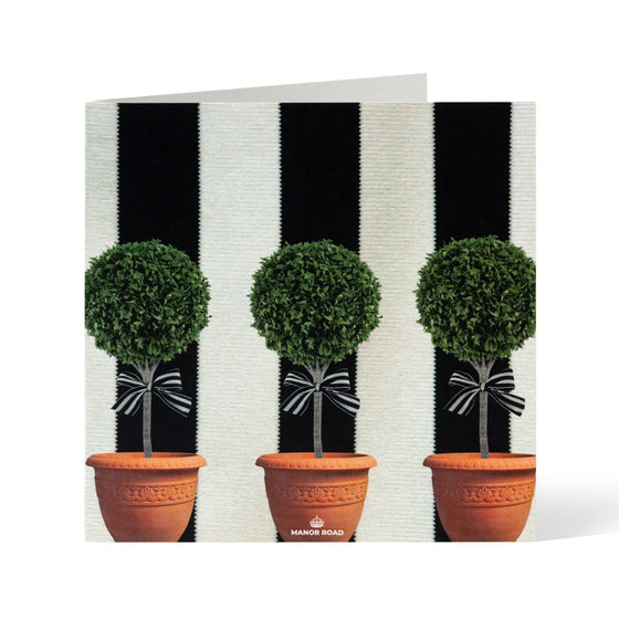 Blank Greeting Card - Topiary