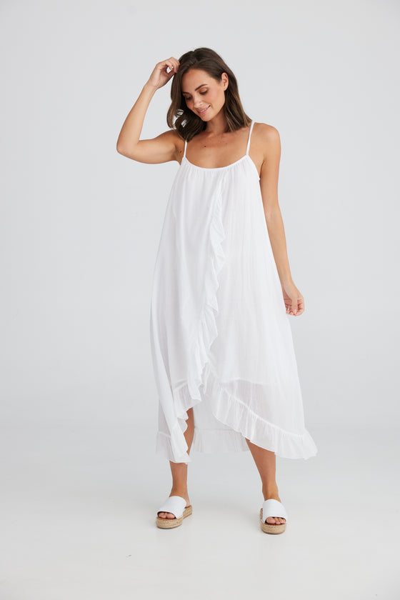 Pier Dress White
