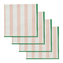 Luna Cotton Napkins Pink/Emerald