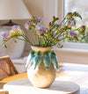 Blue and Green Bird Vase