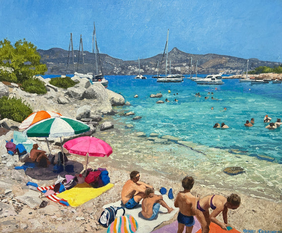 Moni Islet, Near Athens by Henry Cockington