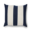 Riley Navy/Linen Patch Cushion