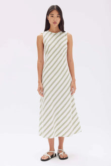  Isola Stripe Midi Dress