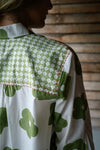 Poppy Flower Shirt dress Sweet pea