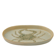  Riva Ceramic Plate Ivory/Green