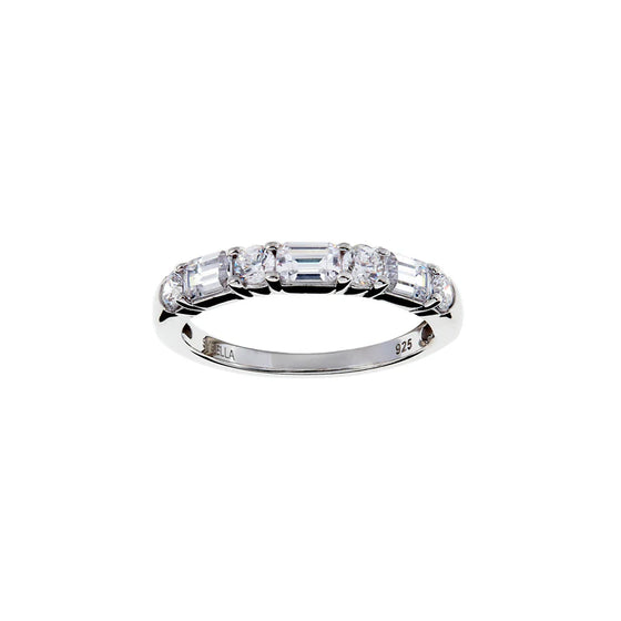 Leanne Rhodium CZ Ring