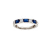 Leanne Blue & Clear CZ Ring