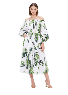  Sarah Off Shoulder Midi Dress