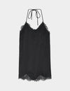 Lisa Silk Singlet Black