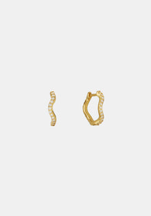  Luna Wave Huggies - Gold