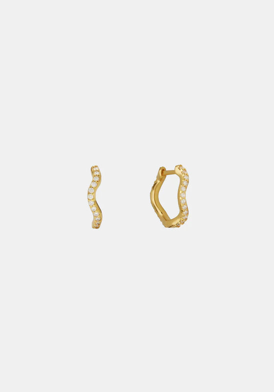 Luna Wave Huggies - Gold