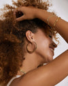 Riley Gold Hoop Earrings Large