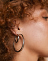 Riley Silver Hoop Earrings Small