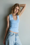 Tropea Top - Baby Blue
