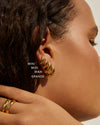 Max Gold Earrings Midi