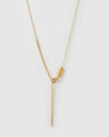 Moondust Gold Charm Necklace
