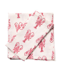  Lobster Napkin 4 Pink