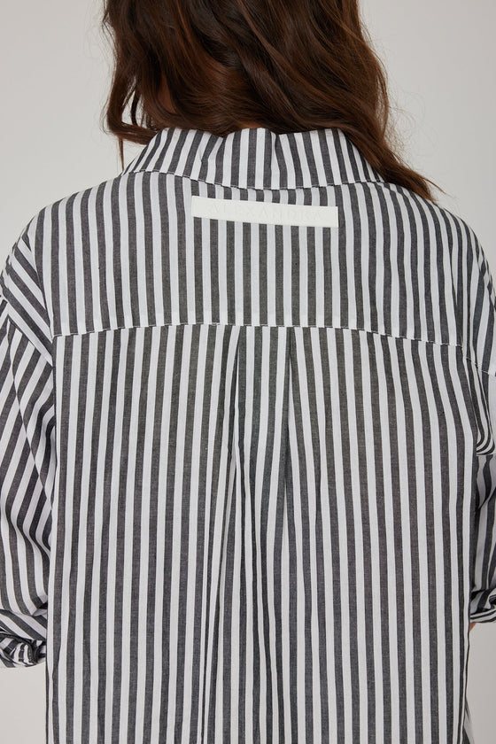 Austin Shirt Black Stripe