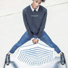 Henri Navy Stripe