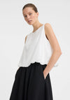 Celine Bubble Top White