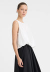 Celine Bubble Top White